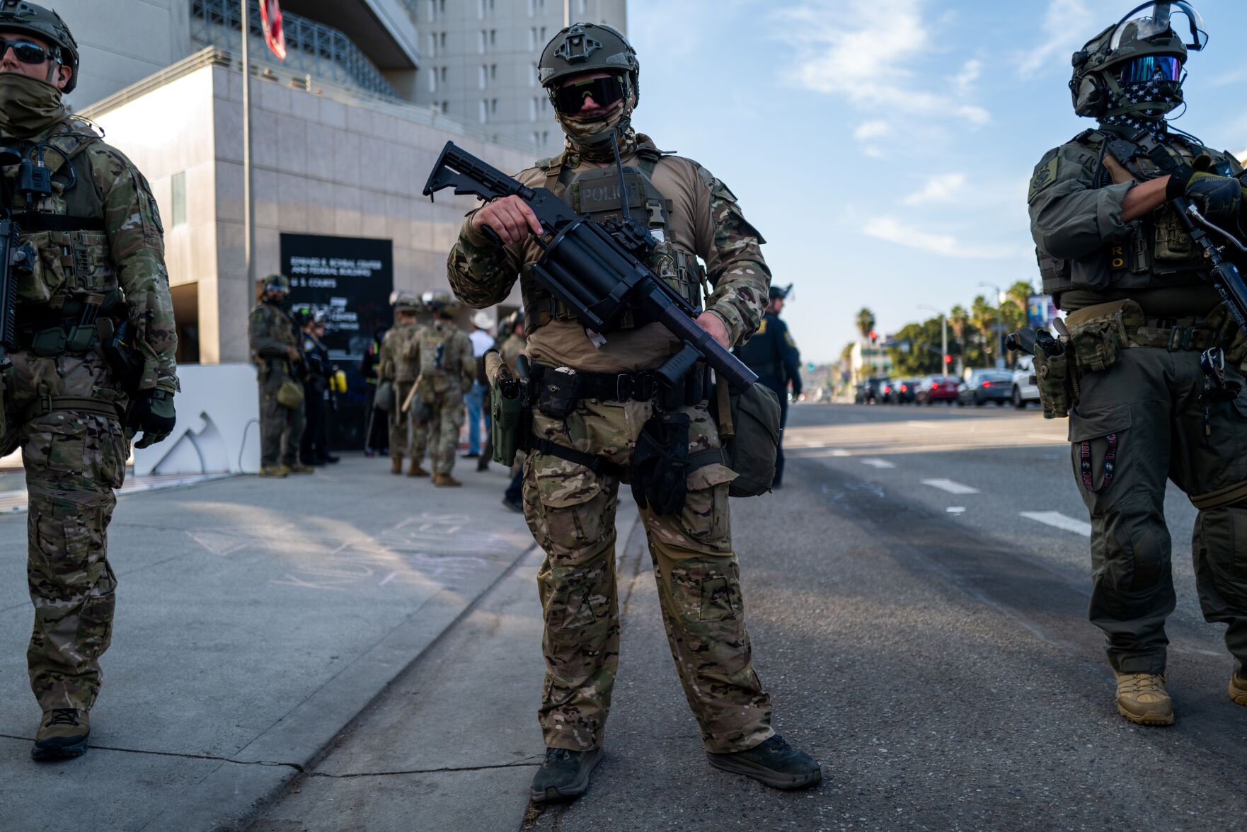 Opinion: The unmasked hypocrisy behind law enforcement’s face coverings